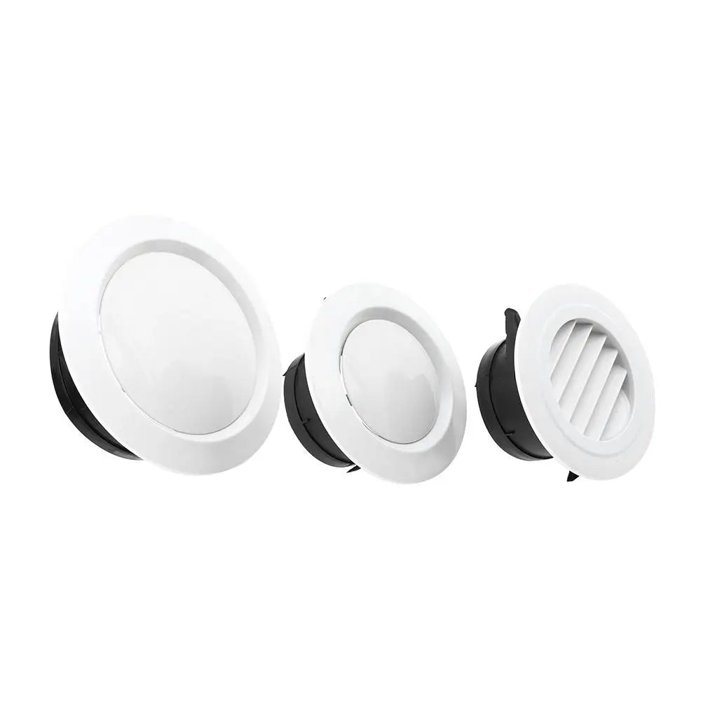 Various Shapes 100/150mm Round Ducting Ventilation Cover Air Vent Extract Valve Grille Air Circulation Vents Cover