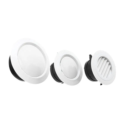 Various Shapes 100/150mm Round Ducting Ventilation Cover Air Vent Extract Valve Grille Air Circulation Vents Cover