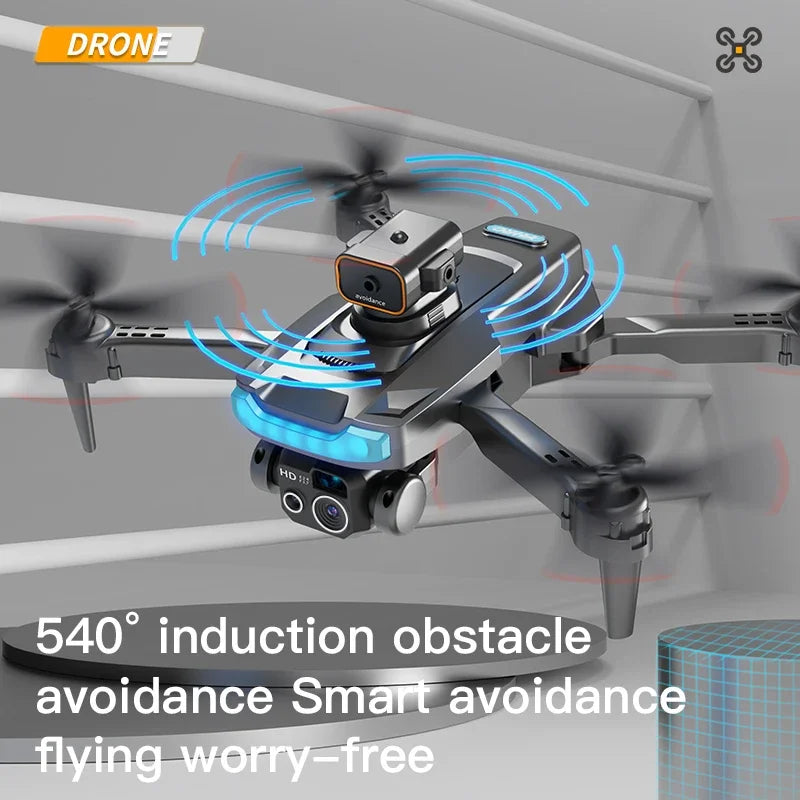 Drone, 4K Professional Camera 8K GPS HD Aerial Photography Dual-Camera Omnidirectional Obstacle Avoidance Drone, Camera Drone