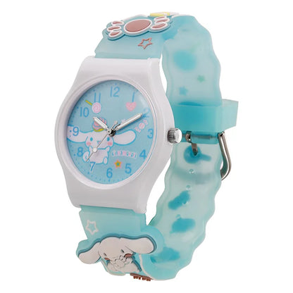 Cute 3D Hello Kitty Watches for Girls Cartoon Pattern Kuromi Waterproof Quartz Children Watch Wrist Clock Kids Gift reloj nina