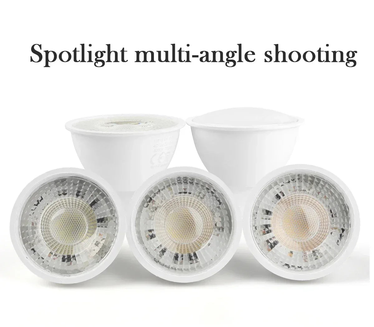 8pcs, Led Bulb Lamps, GU10, AC 220V 110V Light Spot Real Power, 3W 5W 6W 7W 8W 9W Warm White Cold White Lampada for Home LEDs Lamp