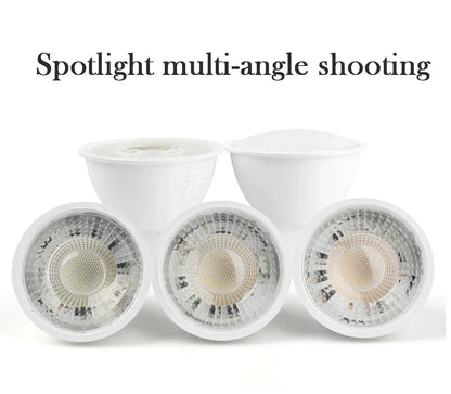 8pcs, Led Bulb Lamps, GU10, AC 220V 110V Light Spot Real Power, 3W 5W 6W 7W 8W 9W Warm White Cold White Lampada for Home LEDs Lamp