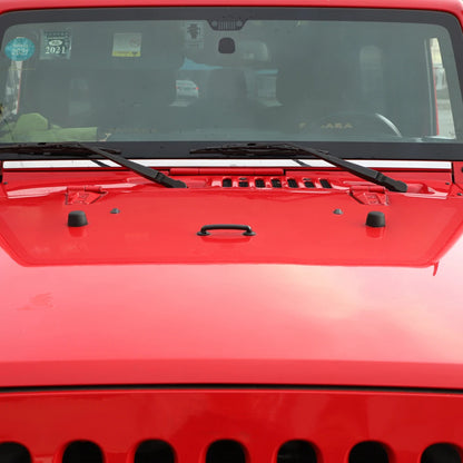 Rubber Hood Bump Rest Stop Bonnet Bumper Cushion for Jeep Wrangler JK 2007-2017 Auto Replacement Parts Car Engines Accessories