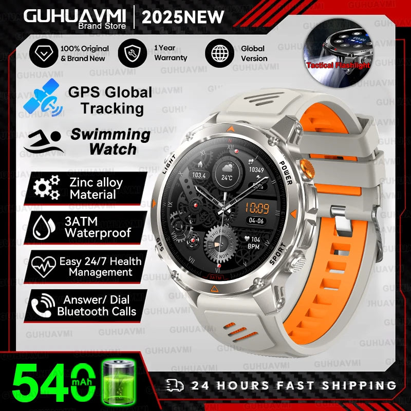 New Professional GPS Sports Smart Watch, Outdoor RIDE Run GPS track Swim Watchs Compass Altimeter, 3ATM Sports Bracelets, men, ladies