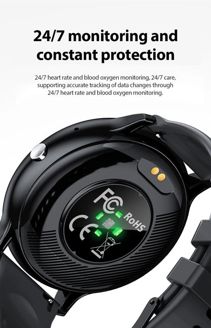 Bluetooth Call Smart Watch Women Custom Dial Watches Men Sports Fitness Tracker Heart Rate Smartwatch For Android iOS