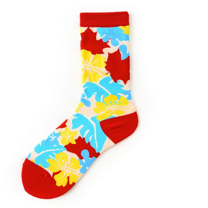 New cotton socks high-quality men's and women's British style casual Harajuku fashion novelty literary couple sexy socks