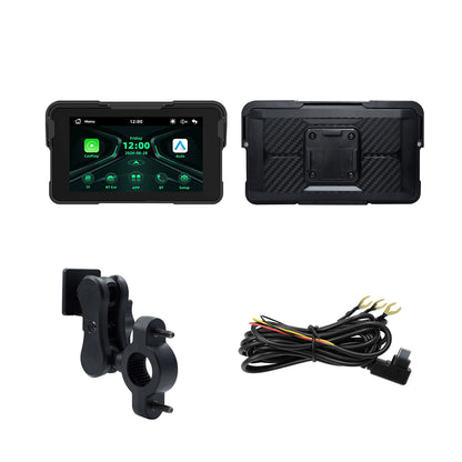 EKIY 5.0 inch Wireless CarPlay Moto Android Auto Portable Digital Motorcycle Dashboard GPS Motorcycle Navigation Display Screen