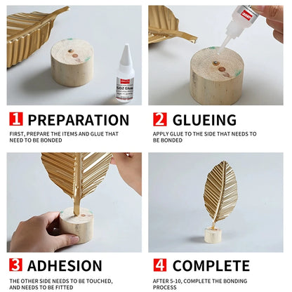 50/20g Multi-purpose 502 Instant Strong Super Glue Universal Superglue Mighty Instant Glue for Resin Ceramic Metal Glass Fast Dry