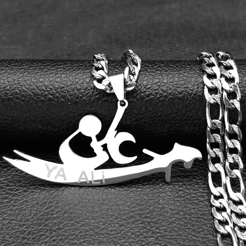 Hebrew Letter Hai Chai Symbol Pendant Necklace For Women Men Stainless Steel Jewish Life Symbol Necklace Religion Amulet Jewelry