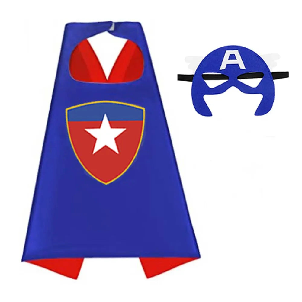 Capas de superhéroe para niño y niña, regalos, disfraces de dibujos animados para niños, suministros para fiestas de Pascua, Halloween, Navidad, regalos