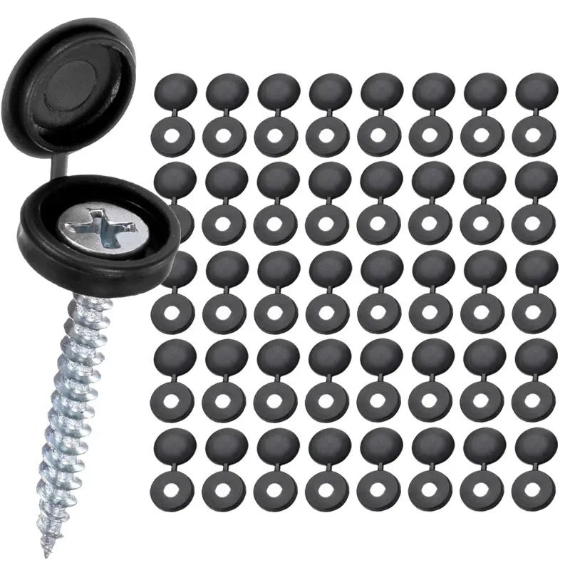 10/500pcs Nails Screw Caps Plastic Protective Covers Car Nuts Decorative Cover Self-tapping Screw Folding Cap Furniture Hardware