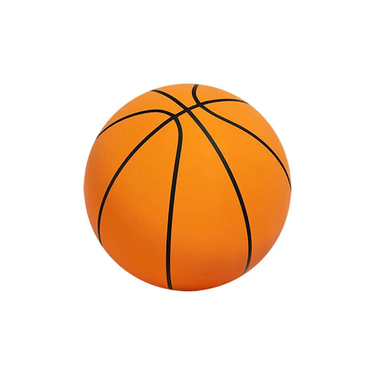 Foam Basketball, Kids Silent Basketball, Bouncing Mute Silent Ball, Bounce Squeezable Mute Bouncing Basketball