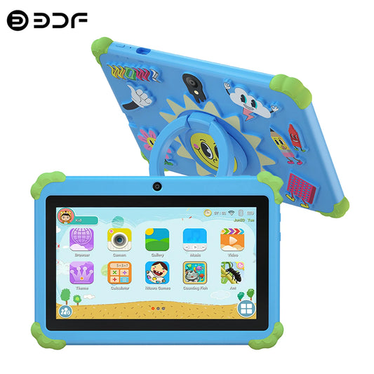 New 5G WiFi Android Tablet Cartoon Pattern 7 Inch Tablet PC Quad Core 4GB RAM 64GB ROM Cheap and Simple Children's Tablets
