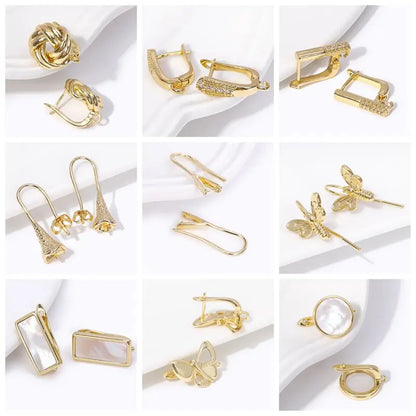 1/3/5Pcs/lot, 18K Gold Plated Round Extension Chain For Jewelry Making, Brass Extended Tail Chain, DIY Necklace Accessories
