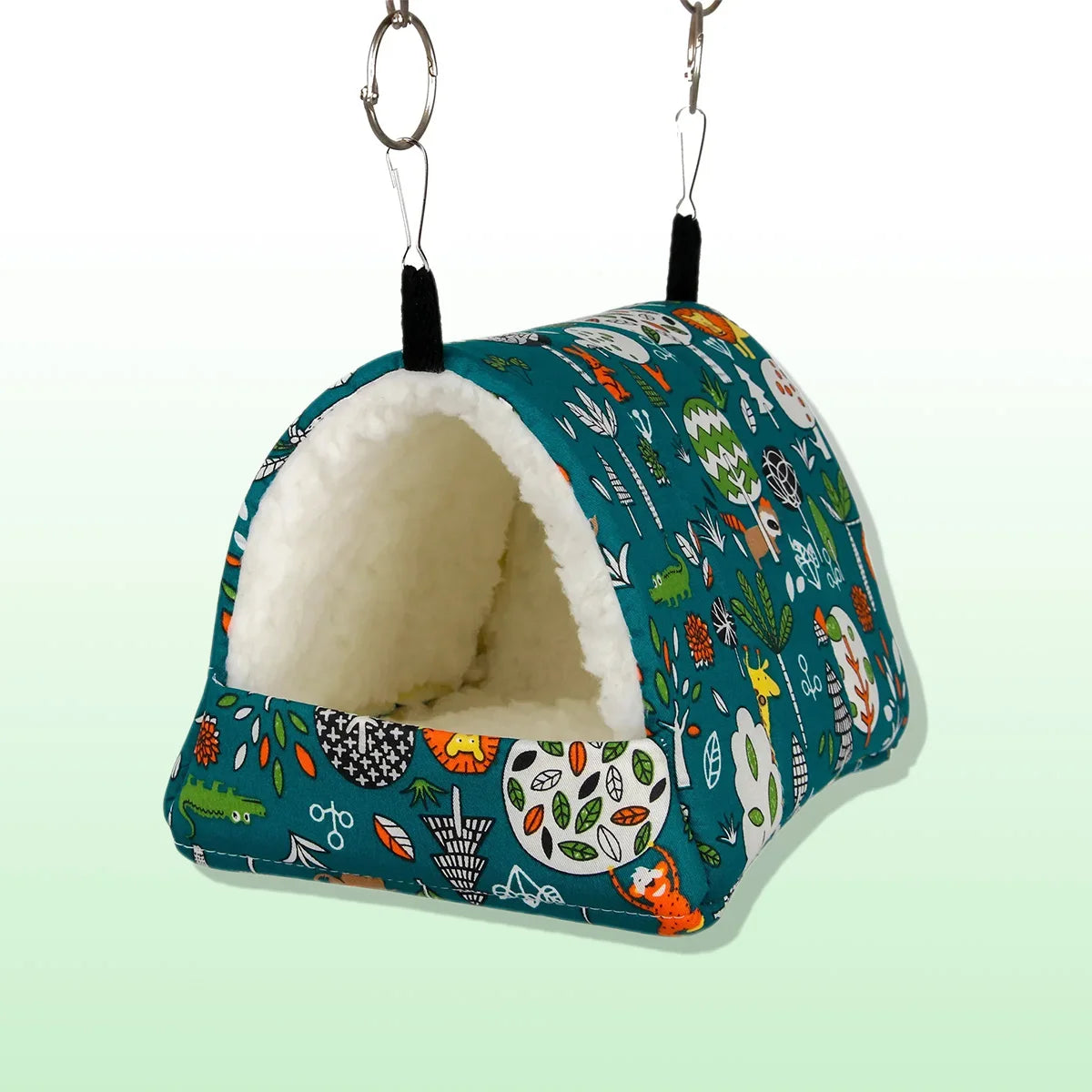 Cozy Plush Small Pet Hammock Four Seasons Parrot Hanging Bird Bed High Quality Material for Small Pets Hamster Parrot Guinea Pig