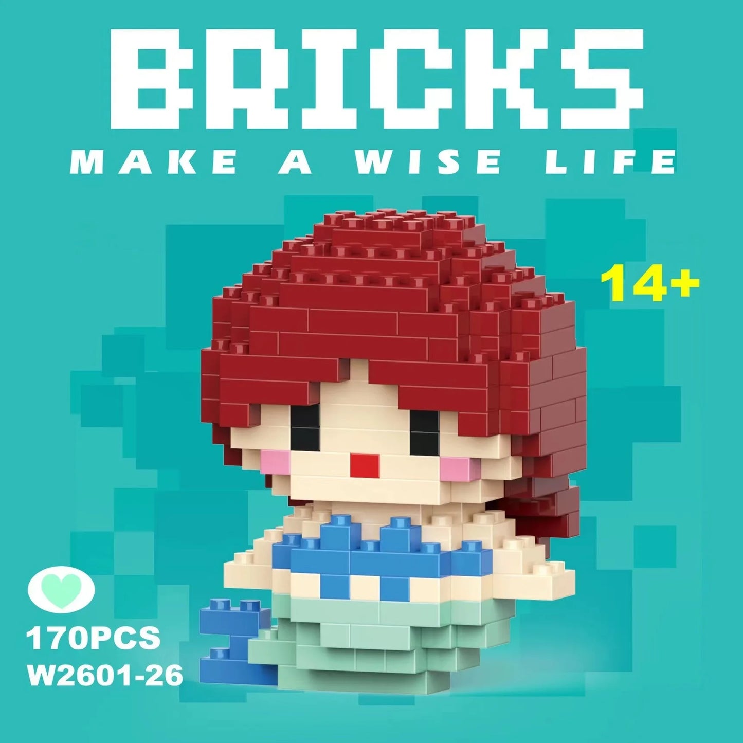building block toys are luxurious models, suitable educational DIY games, cartoon anime games, building block lovers' desktop