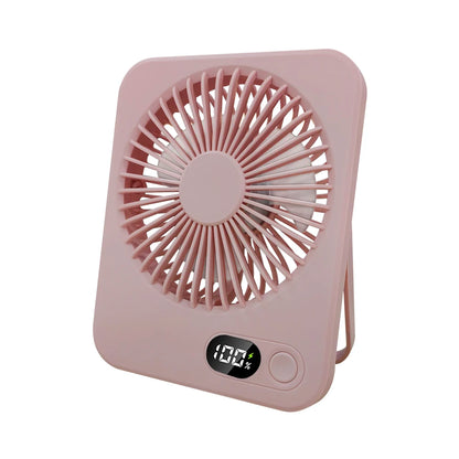 Mini Portable Fan USB Desk Fan Foldable Table Fans with 5 Speeds Powerful Wind Rechargeable Wall Mounted Fan Small Camping Fans