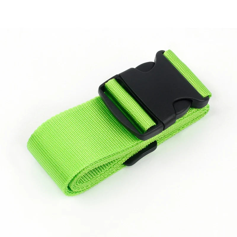 Straight Shaped Luggage Straps for Suitcase, Polyester Luggage Belt with Adjustable Release Buckle Travel Accessory