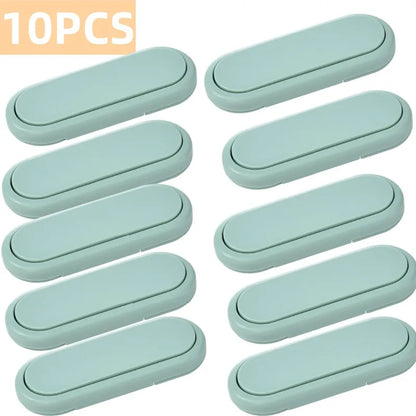 3/5/10Pcs, Children's Drawer Safety Latch, Cabinet Door Protection, Baby Anti Pinch Hand Invisible Lock, Opposite Door Wardrobe Lock