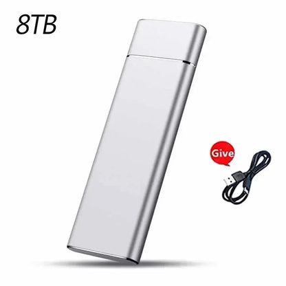 Mini USB SSD portátil 256 TB 1 TB 2 TB de alta velocidad original de almacenamiento masivo SSD USB3.0 Disco duro externo para ordenador portátil SSD