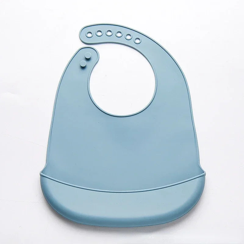 Silicone Baby Bib Waterproof Saliva Dripping Banana Bibs Newborn Feeding Soft Edible Aprons Baby Adjustable Burp Scarf