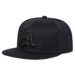 Sombreros de hip-hop unisex con bordado de letras góticas, gorras de béisbol informales ajustables para primavera y otoño, sombrero de protección solar