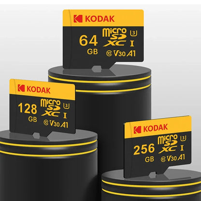 KODAK 100% Original Micro sd Card 32GB 64GB 128GB 256GB Microsd Memory Card Class10 SDXC U3 4K TF Card for Drone Phone