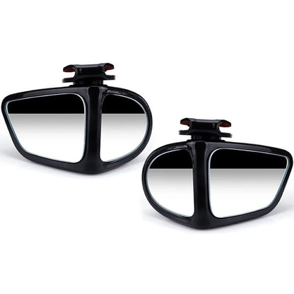 2Pcs, Car Rearview Mirrors, 360° Blind Spot Mirror, Adjustable Rotatable Convex Wide-angle Clear Rearview Safety Mirror Accessories