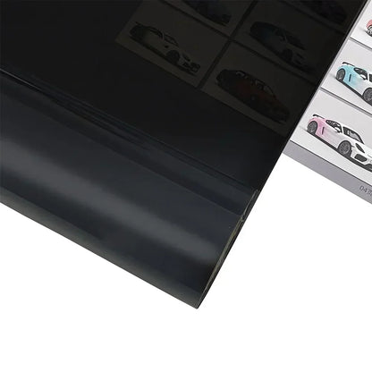 Gloss Transparent Light Black Smoke PVC Film Tint, 30 X60cm, Headlight Taillight Wrap Cover Film, Foil Sticker Cover, Car Styling