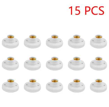 220V E27 Screw Cap Socket Ceiling Light Fixing Base Adapter Light Bulb Holder Energy Save Desk Lamp Holder Lighting Accessories