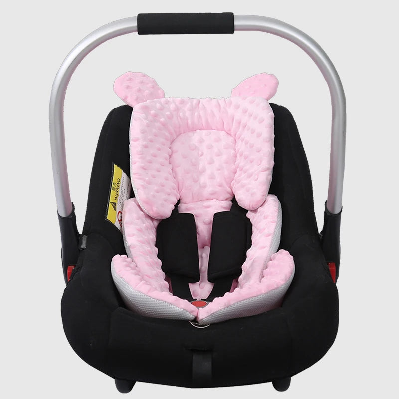 Four Seasons Baby Stroller Cushion Infant Car Seat Insert Stroller Pad Universal Thermal Mattress Mesh Breathable Reversible