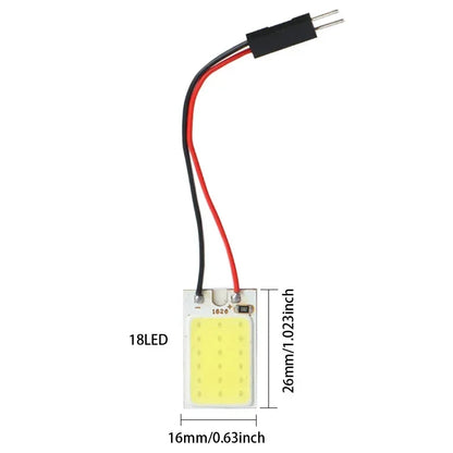 4Pcs, Car Interior Accessories, 18/24/48 SMD T10 4W 12V COB, Car Interior Panel LED Lights Lamp Bulb, Car Dome Light Car Panel