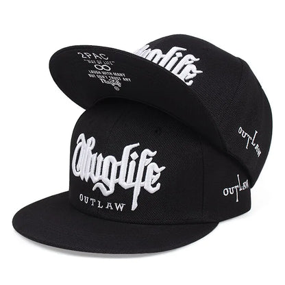 1 Pcs, Fashion Fastball CAP, Thuglife Embroidery Hiphop Baseball Cap, Snapback Hat, Adult Outdoor Casual Sun, Casual Bone Adjustable