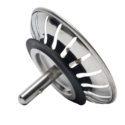 1Pc, Strainer, Premium Stainless Steel Replacement Kitchen Sink Strainer, Waste Drain Plug, 80mm, Basin Drain Stopper, Leach Basket