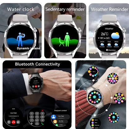 2026 Watch 5 Pro GPS Track Smart Watch Men 360*360 AMOLED Screen NFC Bluetooth Call Waterproof Health Monitor Man Smartwatch Hw1