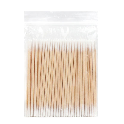 100/300Pcs, Double Head Cotton Swab, Women Makeup, Cotton Buds Tip For Medical Wood Sticks, Nose Ears Cleaning Health Care Tools