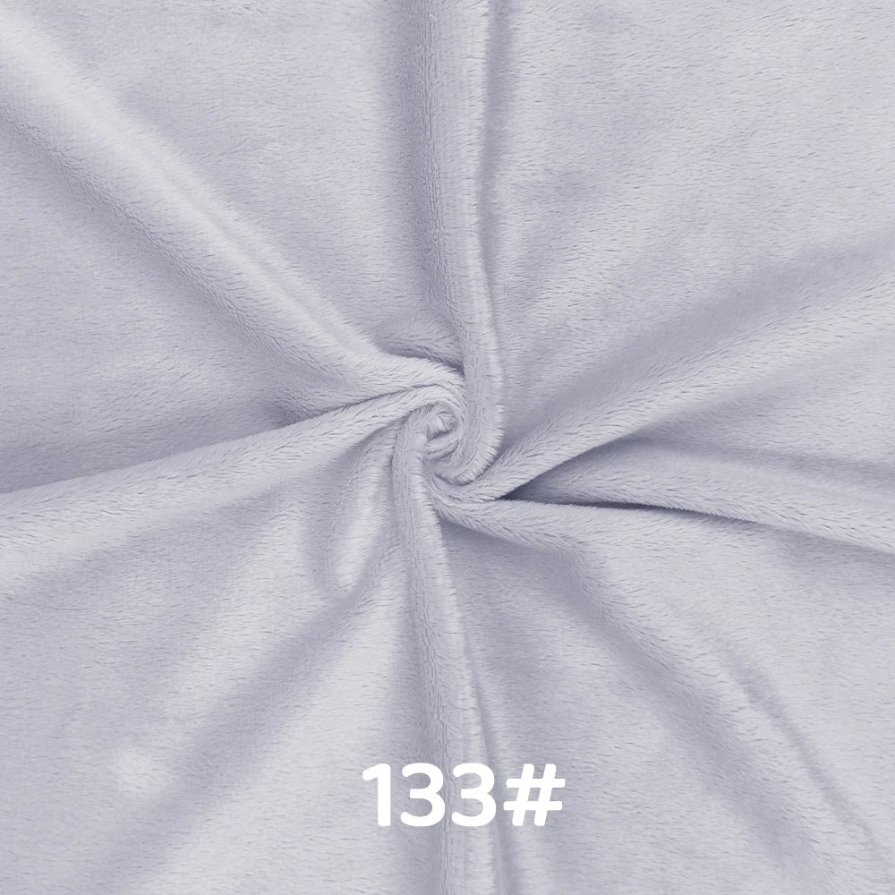 5mm Pile Length Soft Minky Fabric Sewing For Cotton Doll Hair Thicken Encryption Fabric Plush Single Sided Stuffed Animals Toys