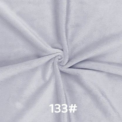 5mm Pile Length Soft Minky Fabric Sewing For Cotton Doll Hair Thicken Encryption Fabric Plush Single Sided Stuffed Animals Toys