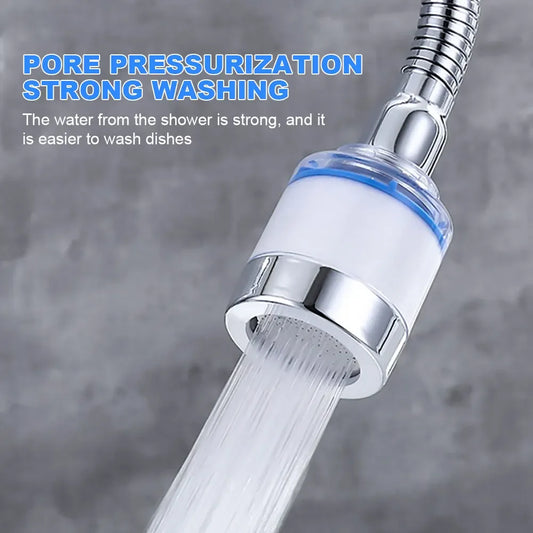 Faucet Filter Elements Water Purifier Filter, Remove Chlorine Heavy Metal Faucet Adapter, PP Cotton Filtration for Kitchen Bathroom