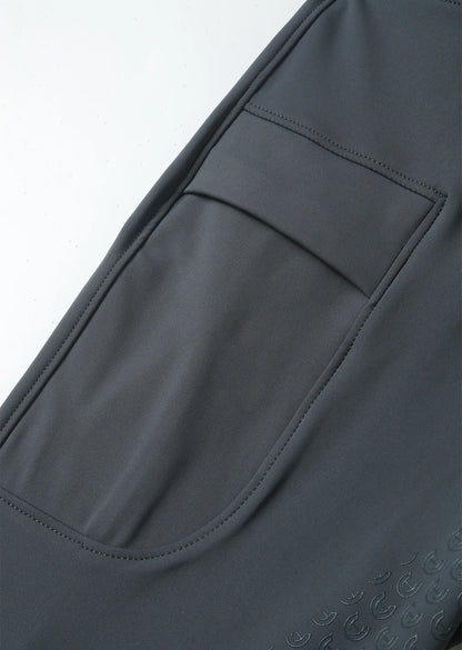 Professional Men's Equestrian Pants Full Silicone Anti-Slip Horse Riding Sports Pants Elastic Quick-Dry Horseback Riding Pants M