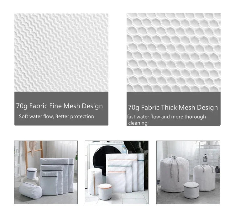 Fine Net Laundry Bag, Clothing Care Washing Machines Dirty Laundry Basket, Travel Shoes Mesh Bags, Woman Bra Clothes Organizer