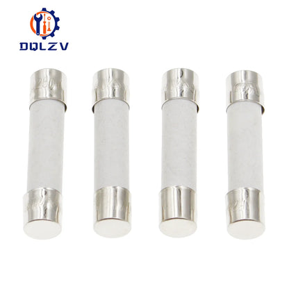 Car Fuse Pipe 5X20MM 6X30MM Fast Blow Ceramic Fuse 250V 0.5A 1A 2A 3A 4A 5A 6A 6.3A 8A 10A 15A 20A 25A 30A AMP Fuse Ceramic Fuse