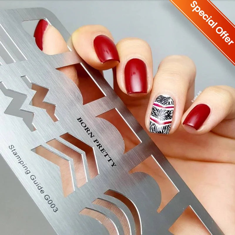 BORN PRETTY Stamping Plate Snowflake Winter Christmas Flower Snakes Design For Nail Polish Printing Template Tools Supplies
