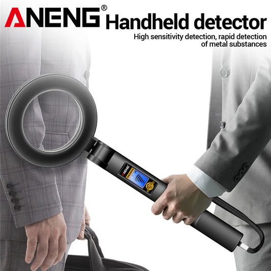 Metal Detector Handheld Beep Vibration Alarm ANENG DM3005B Airport Security Wall Circuit Check Gold Treasure Hunting Tool