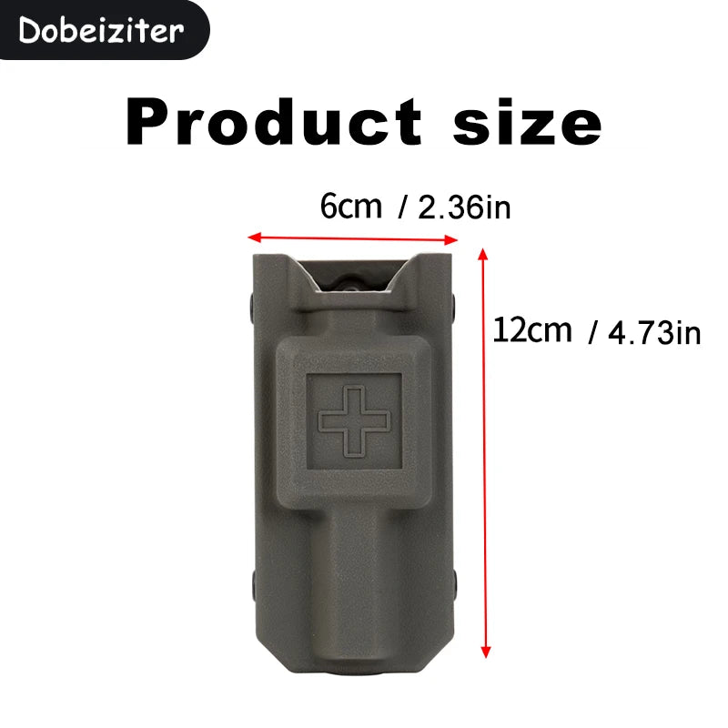 Outdoor EMT Tourniquet Nylon Storage Box Simple Medical Equipment Supplies Accessory Molle Survival Kit Gear Tool Bag