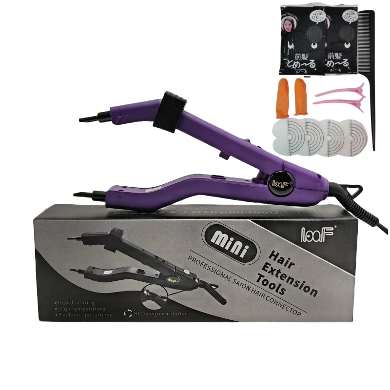 L609 A/B /C Adjustable Extension Tongs 1 Pcs Fusion Iron Hair Connectors Keratin Bonding Keratin Welding Machine Hair Salon Tool