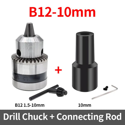 1PCS JT0 B10 B12 0.6-6mm 0.3-4mm 1.5-10mm Drill Chuck Adaptor Connecting Rod Shaft Sleeve Steel Copper Coupling 4/5/6/8/10/12mm