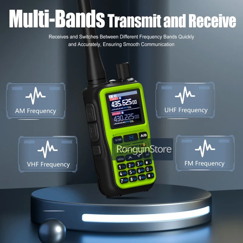 UV 5R Mini Baofeng Walkie Talkie Bluetooth 5W Dual-Band VHF/UHF USB-C Charging Fits All Team Operations For Hotel Security Camp