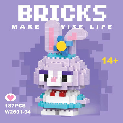 building block toys are luxurious models, suitable educational DIY games, cartoon anime games, building block lovers' desktop