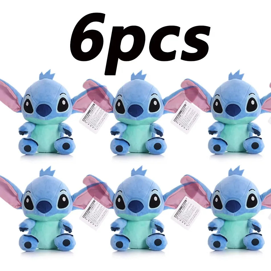 2028 New 12cm 20cm 25cm Stitch Stuffed Plush Models Cartoon Stuffed Plush Dolls Anime Plush Baby Toys Kawaii Kids Birthday Gifts